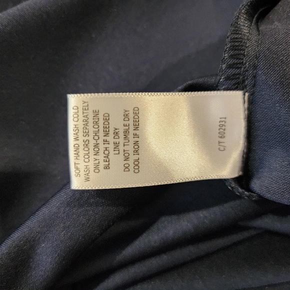 Taylor Navy Dress Size 4 - Picture 8 of 8